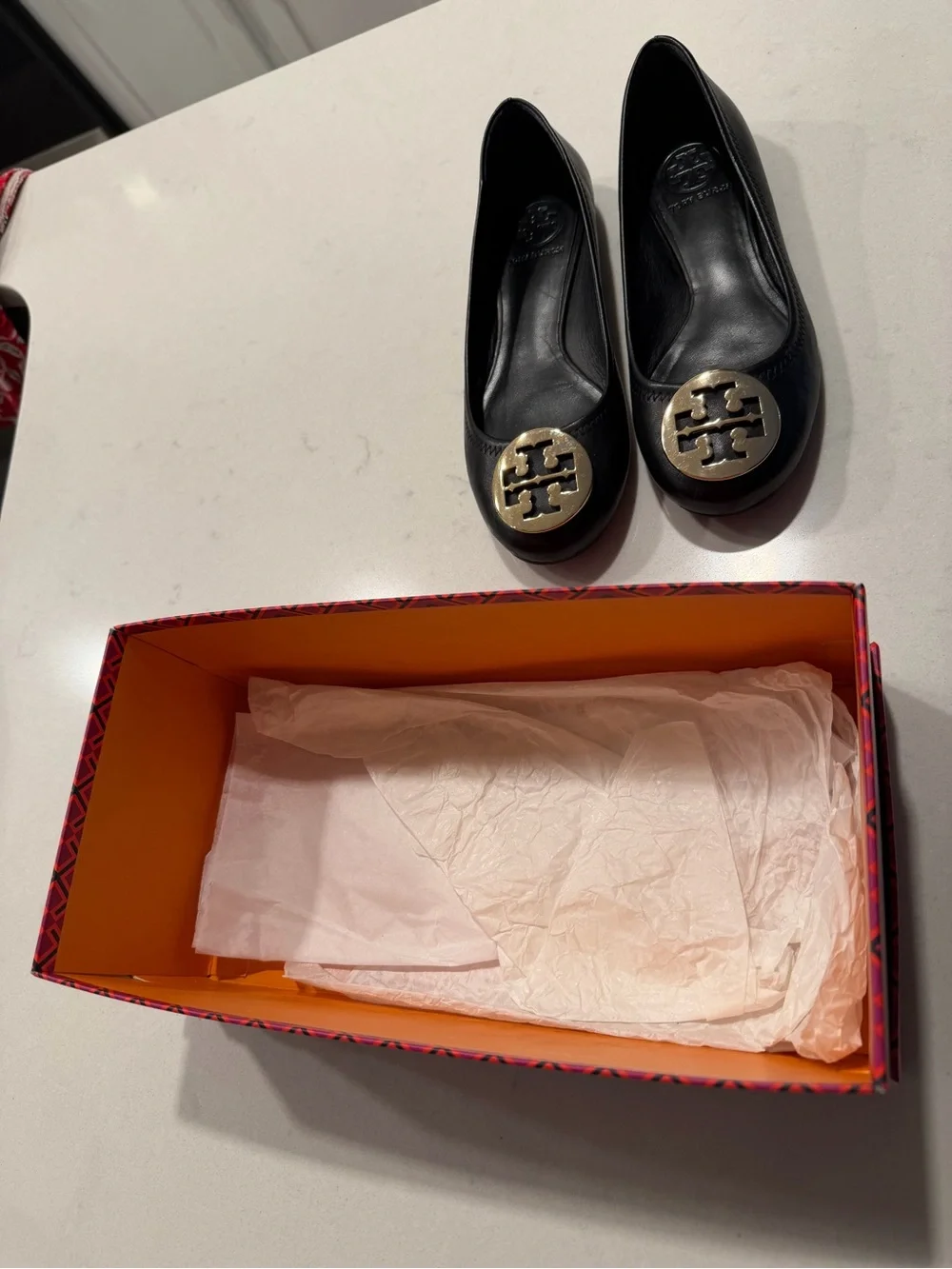 NWT Tory Burch Reva Ballet Flats 6